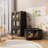 Stackable Collapsible Plastic Storage Bins with Lids – 150 QT Closet Organizers with Doors, 19” L x 12.2” W-1695074809
