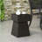 Lightweight Concrete Pedestal Side Table