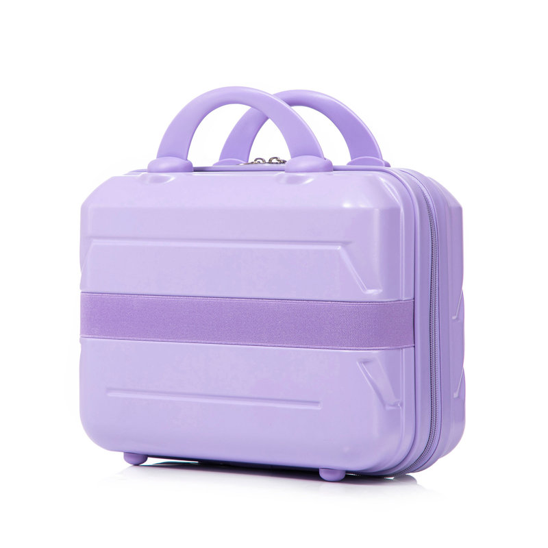 14 "/ 20" 2 pièces / ensemble dans un bagage à roulettes en ABS, avec serrure à combinaison, étui à cosmétiques 14 "