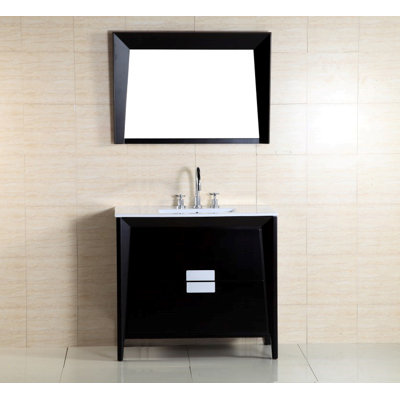 Brescia 36'' Single Bathroom Vanity with Ceramic Top