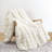 Haalan Cozy Faux Rabbit Fur Soft Reversible Throw Blanket-103546355-104670720