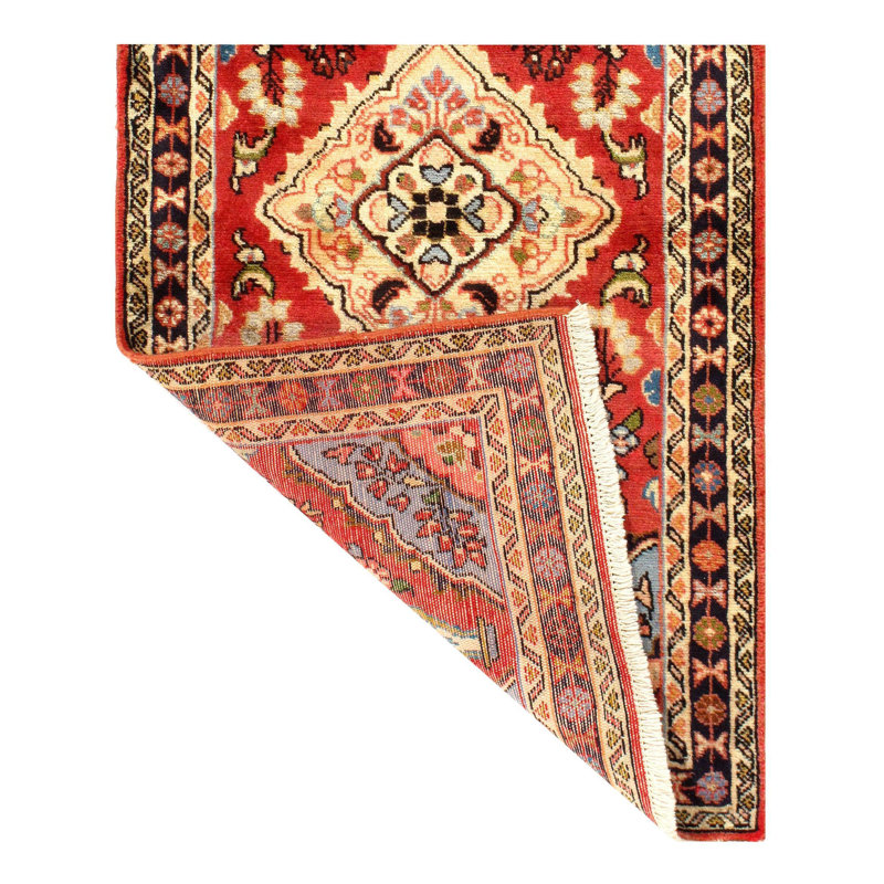 Miku Oriental Area Rug in Red