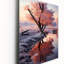 Horloge murale paysage d'hiver-966968674