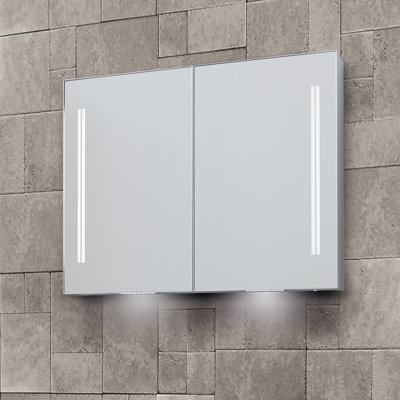 Sharleen Metal Surface Mount Mirror Cabinet