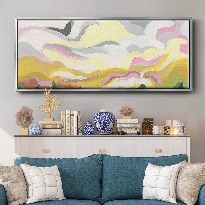 «Vallery Swirl II», toile encadrée, H 20 po x l 50 po