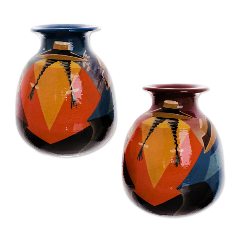Vases en céramique Get-Together Cuzco (la paire)