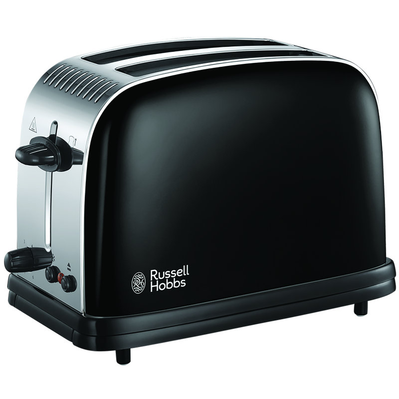 2-Slice Colours Plus Toaster, Black