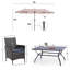 6 - Person Patio Dining Set with Rectangular Table