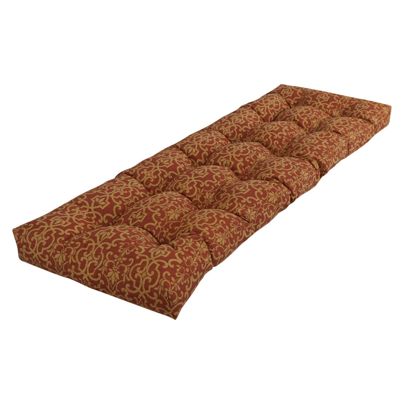 Coussin de siège d'extérieur 1 pièce Charlton Home®, L 60 po x P 19 po