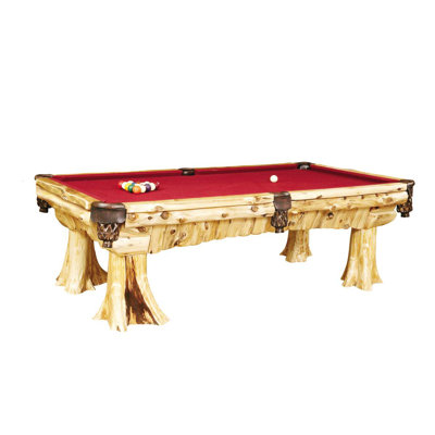 Fireside Lodge Cedar Pool Table - (includes cloth) - 
Setup to be coordinated locally by customer