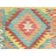 Tapis bleu noué à la main de conception unique 2 pi 10 po x 4 pi 8 po New Age Tyshay