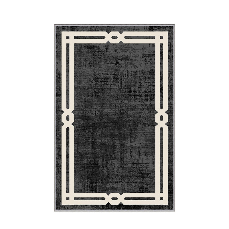 Stylish Hall Carpet 2.6 x 9.8 Feet - 100% Polyester, 0.04 in Pile Height | Antibacterial, Non-Slip PVC Felt Dot Underside | Machine Washable, 3D Digital Print | Perfect for Home Entryways & Living Spaces
