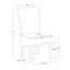 Chaise d'appoint Kaylani en gris