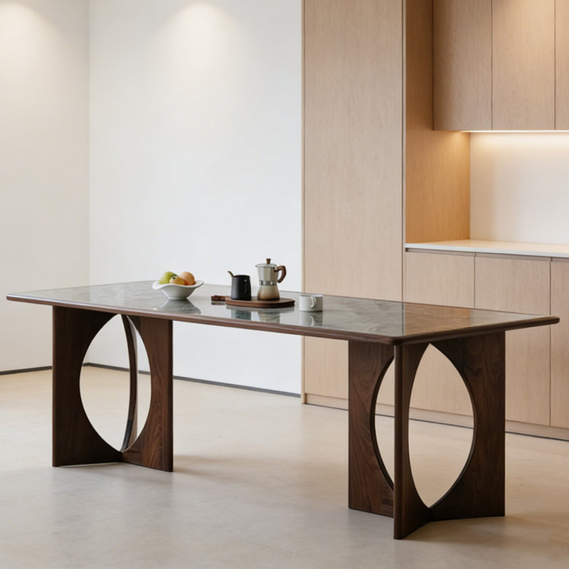 High-quality Premium Rectangular Dining Table, 29.52”H x 86.61”L x 35.43”W