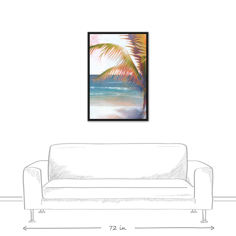 " Sunset Palm ", 37.75" H x 25.75" W