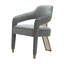 Chaise avec accoudoirs en polyester Kutsal
