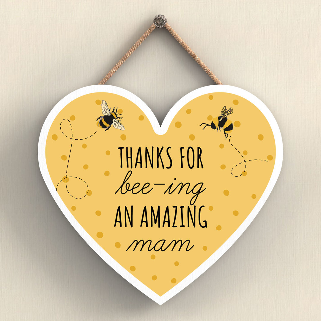 Bee Thanks For Bee-ing Mam Wall Décor