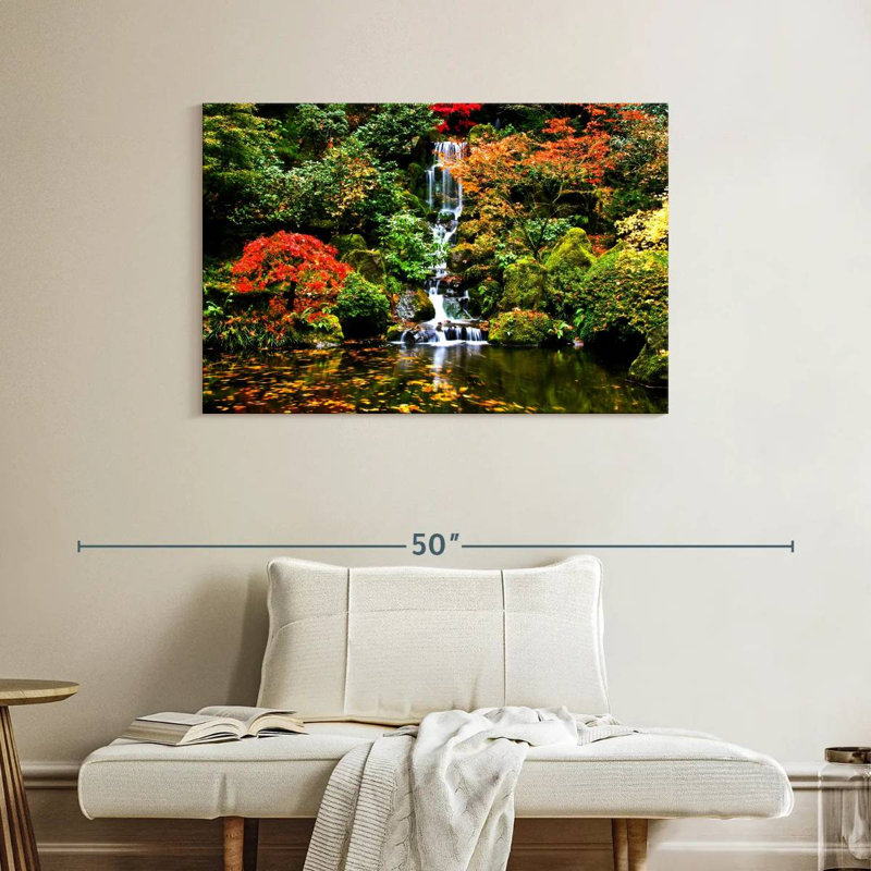 Cascade japonaise Alvord, H 26 po x l 39 po