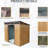 6Ft X 5Ft Outdoor Iron Storage Shed In Coffee, Galvanized Steel & Aluminum, Metal Foundation Base Frame, Lockable Sliding Doors, Easy Assembly, Freebies - Strong Build With Stand, Doors Padlock, To-123403663-123403664