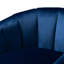 Fauteuil demi-tonneau en velours 29,1 po Fraire