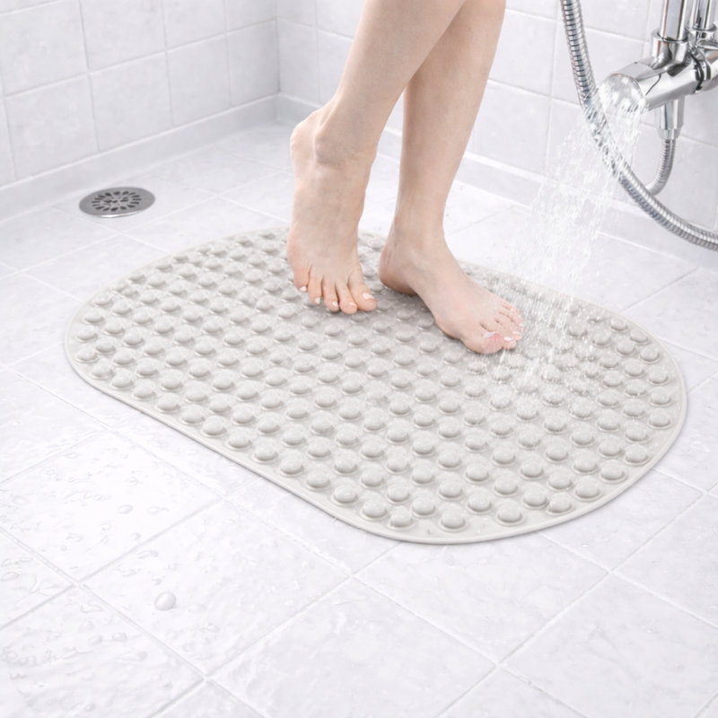 Shower Bathtub Mat Solid, Beige