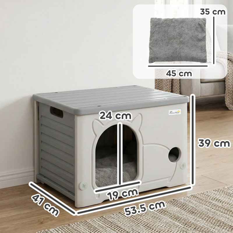 Fleece@@Wool Nest Pet Bed