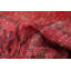 Tapis à main one-of-kind-noué la 2010 rouge 6 pi 9 po x 10 pi zone de laine 6 po Bevin