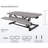 VIVO Height Adjustable Standing Desk Converter (DESK-V000K Series)-97690521-97690516