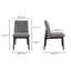 CHARLIE DINING CHAIR DARK GREY-SET OF TWO-1347157175