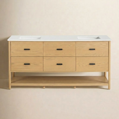 Kaplan 72" Double Bathroom Vanity