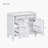 36 " W Free Standing Wall Mounted 1 Single Vanity Bathroom Vanity With Ceramic Top-97769841