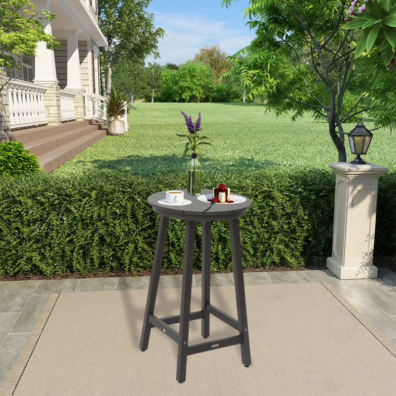 Patio Bar Table, Gray