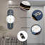 Horloge murale moderne en bois Demet-92191327