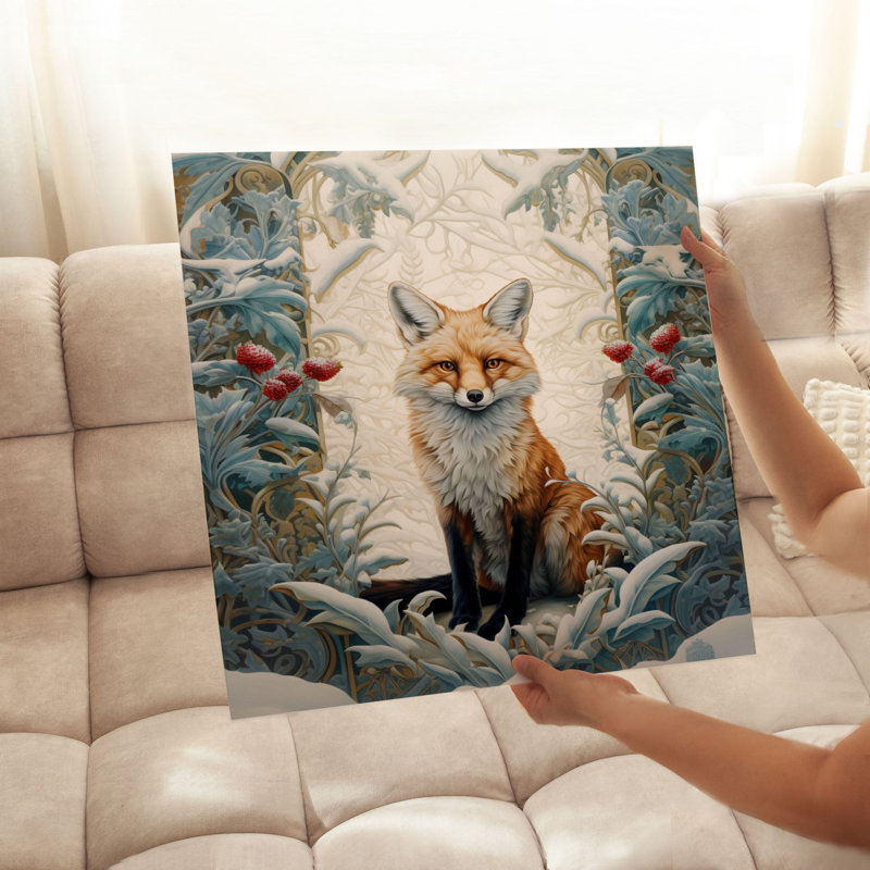 Animaux, animaux, William Morris, H 28 po x l 28 po