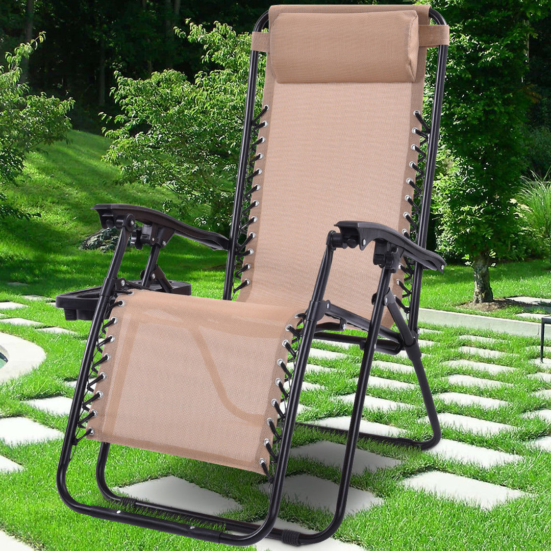 Arlmont & Co. Markus Zero Gravity Reclining Chaise Lounge & Reviews