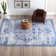 Matsumura Oriental Gray/Blue Area Rug