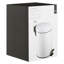 Steel Step On and Odour Seal Kitchen Rubbish Bin-10446126