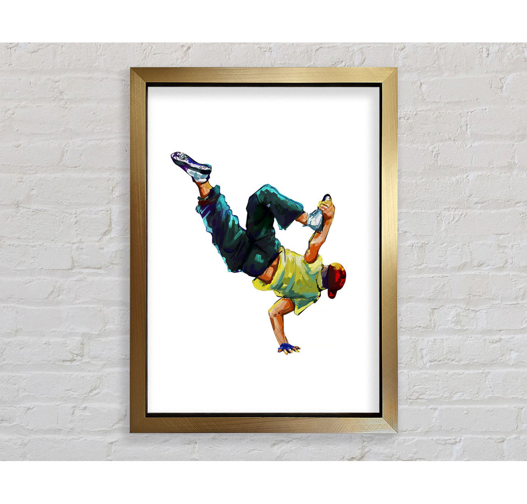 Break Dancing 1 - Einzelne Bilderrahmen Kunstdrucke