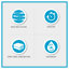 Big Bundle Big Bundle 100% Cotton Quick Dry 12 Piece Bath Towel Set-2080841090