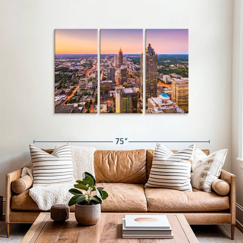 Nicci, Atlanta, horizon pastel, H 36 po x l 57 po