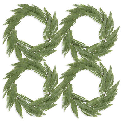 Green Haven Fern Wreath (Set of 4)