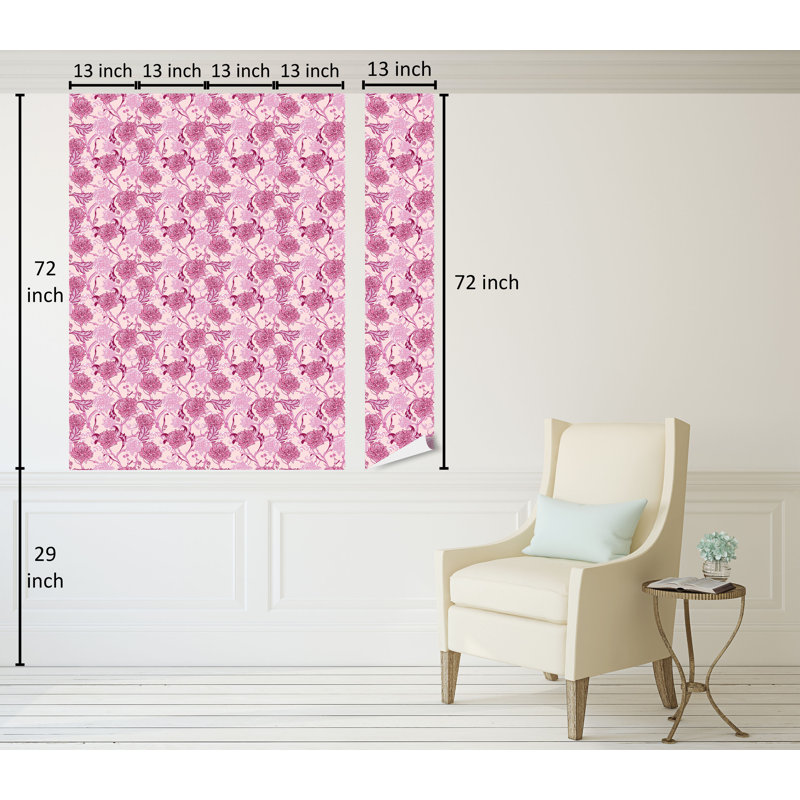 Nomi Roll, L 72 po x l 13 po, Rose pastel