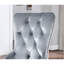 Glam argent et gris foncé 9 pièces ensemble de salle à manger W-31189817