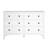 Dateland 47"W 6 Drawer Dresser,White Bedroom Dresser-414745722