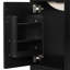 Meuble-lavabo moderne avec lavabo en céramique intégré et rangement à fermeture en douceur-358844017