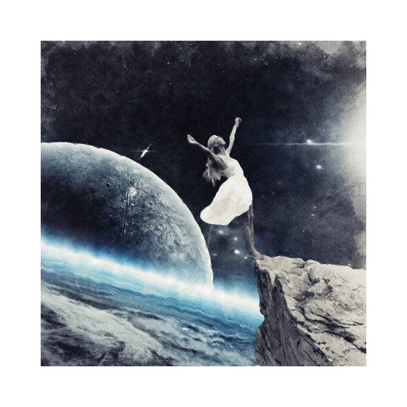 Leap Of Faith by Underdott Art - Wrapped Canvas Print, 30.48 cm H x 30.48 cm W