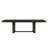 Dark Oak Trestle Dining Table with Leaf