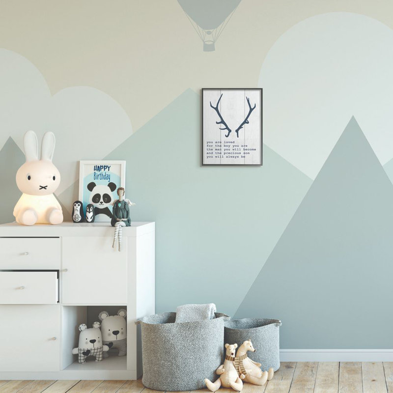 Décoration murale Lenum, Giclée encadrée noir minuit, H 14 po x l 11 po x P 1,5 po