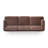 Halsey Brown Textured Fabric Sofa