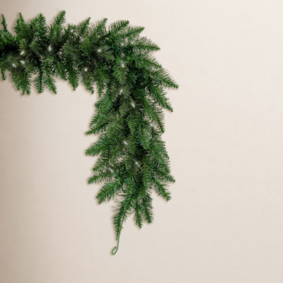 Oberlander Lighted Faux Fir Garland